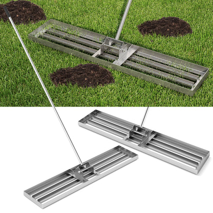 Lawn Leveling Rake 46 x 10 Inch Heavy Duty Lawn Level Tool for Soil, Silver Lawn Care Tools at Gallery Canada
