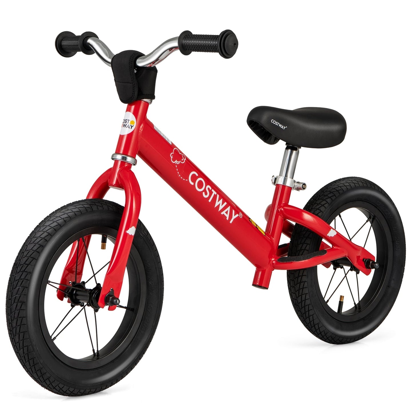 12 Inch Toddler Balance Bike, Height Adjustable, Red Kids Bike at Gallery Canada