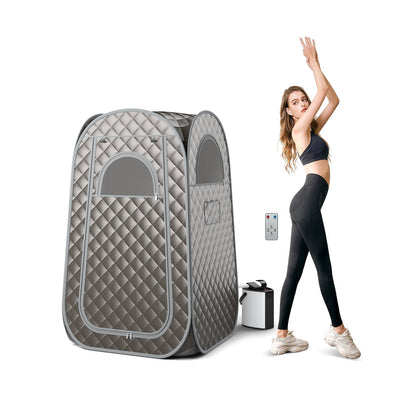 Full-Body Sauna Tent, 1000W 3L Steam Generator, Gray Spa & Salon at Gallery Canada