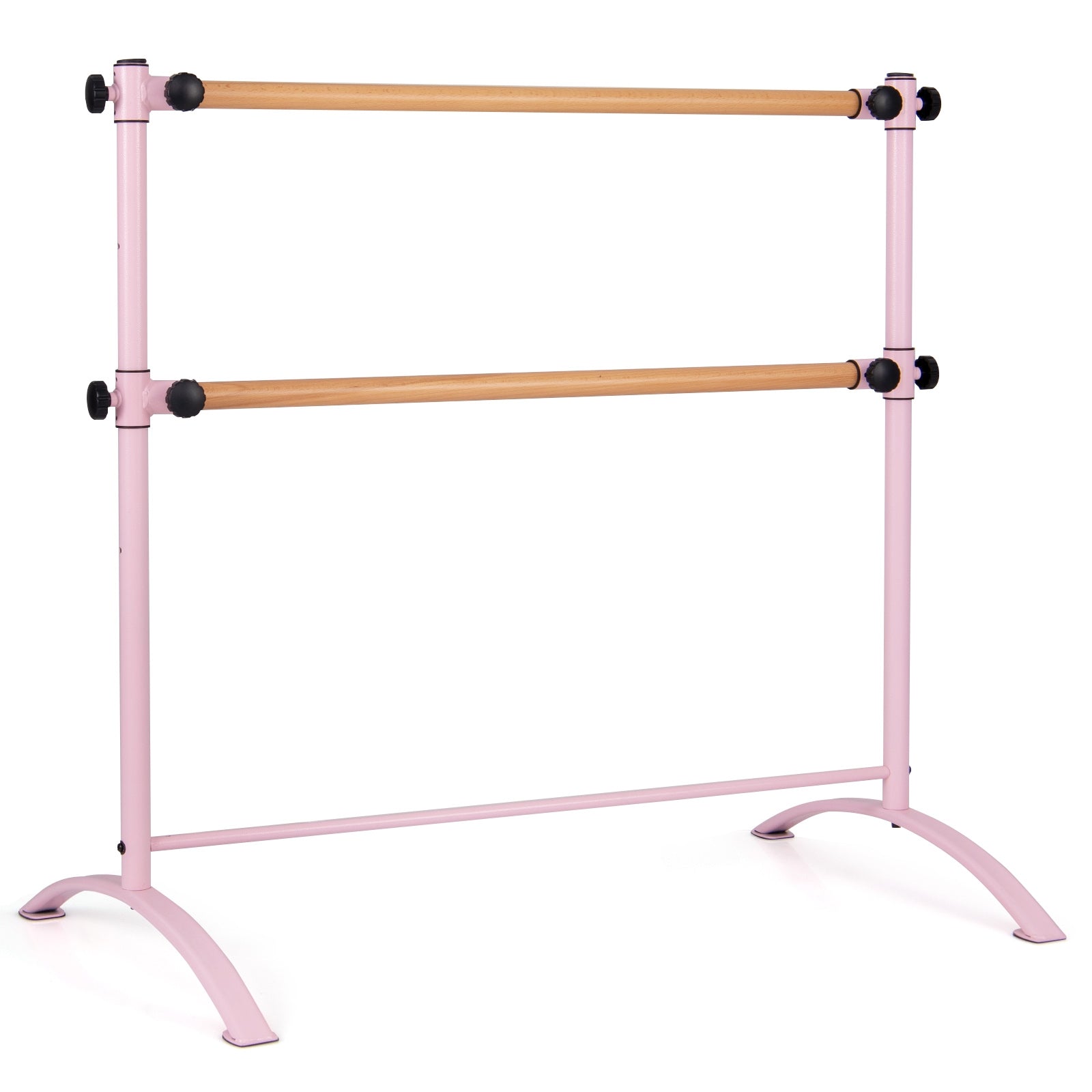 4 Foot Portable Freestanding Double Ballet Barre, Pink Toy Sports Pink at Gallery Canada