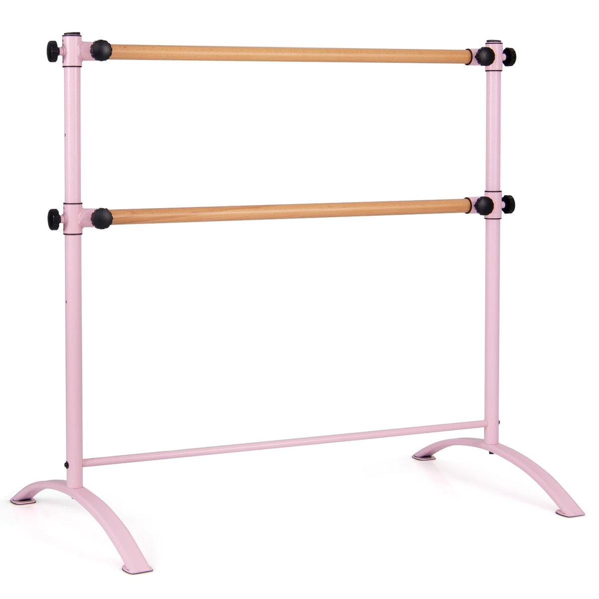 4 Foot Portable Freestanding Double Ballet Barre, Pink Toy Sports Pink at Gallery Canada