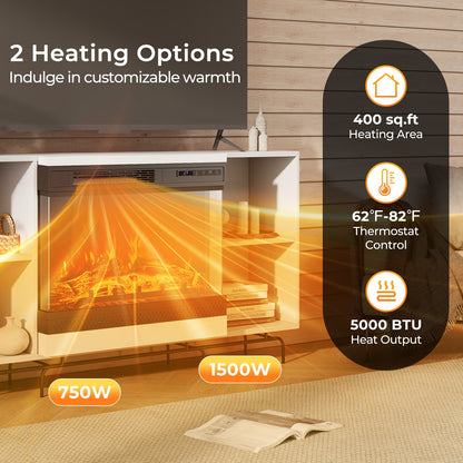 24 Inch 3-Sided Glass Electric Fireplace Heater, Remote Control, Black Fireplaces at Gallery Canada
