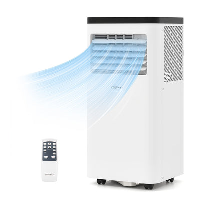 8000 BTU Portable Air Conditioner 3 in 1 Floor AC Unit Fan and Dehumidifier for Room, White Portable Air Conditioners White at Gallery Canada