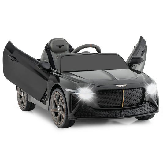 Kids Ride-On Racer Car, 12V Powered, Black Powered Ride On Toys Black at Gallery Canada