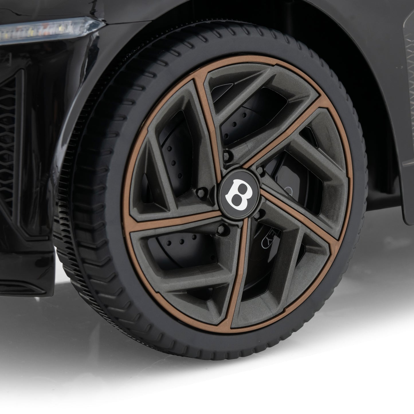 12V Powered Car Kids Ride-on Racer Car Licensed Bentley Bacalar, Black Powered Ride On Toys at Gallery Canada