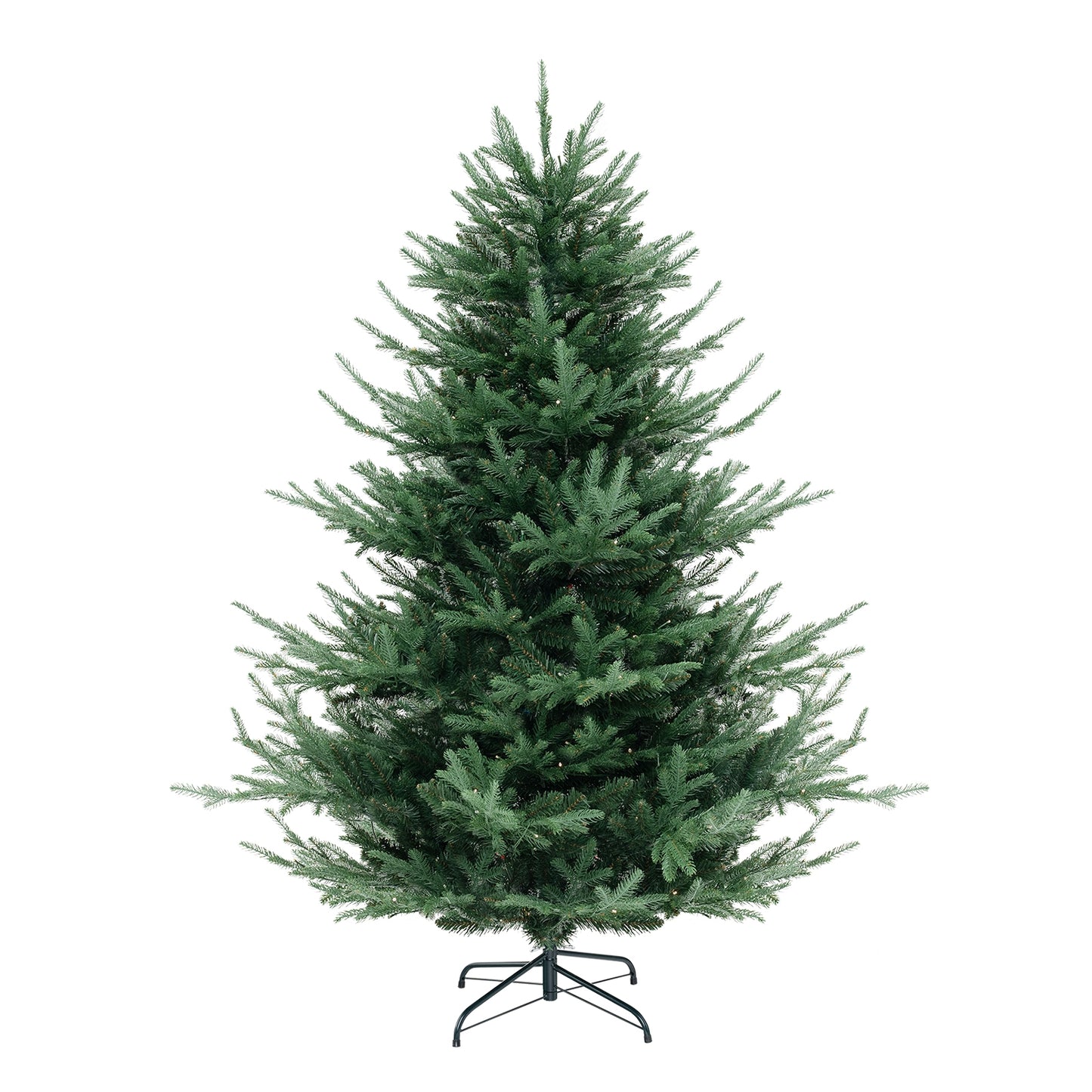 6 FT Pre-Lit Artificial Hinged Xmas Tree with 778 PVC and PE Branch Tips-M, Green Christmas Tree at Gallery Canada