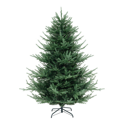 6 FT Pre-Lit Artificial Hinged Xmas Tree with 778 PVC and PE Branch Tips-M, Green Christmas Tree at Gallery Canada
