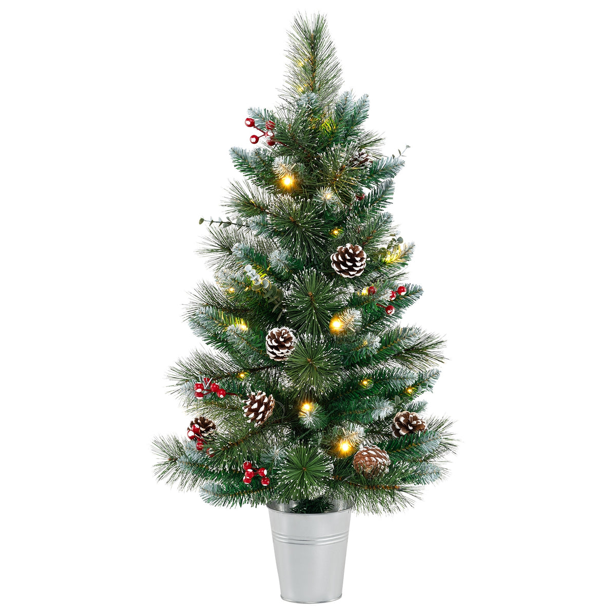 3 FT Battery Tabletop Holiday Decoration, 81 PVC Pine Needles, Green Christmas at Gallery Canada