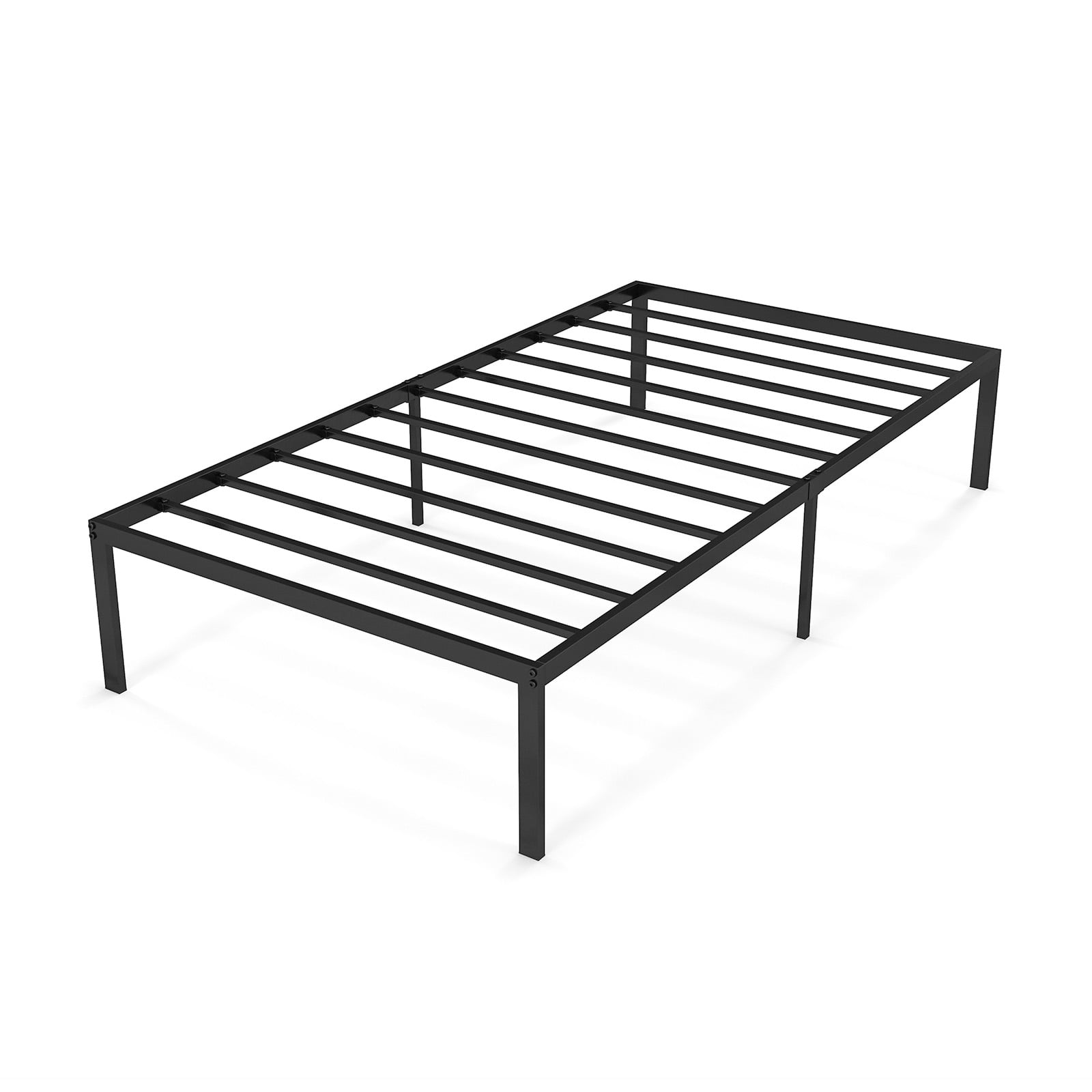 14 Inch Heavy Duty Metal Platform, Black Simple Bed Frame at Gallery Canada