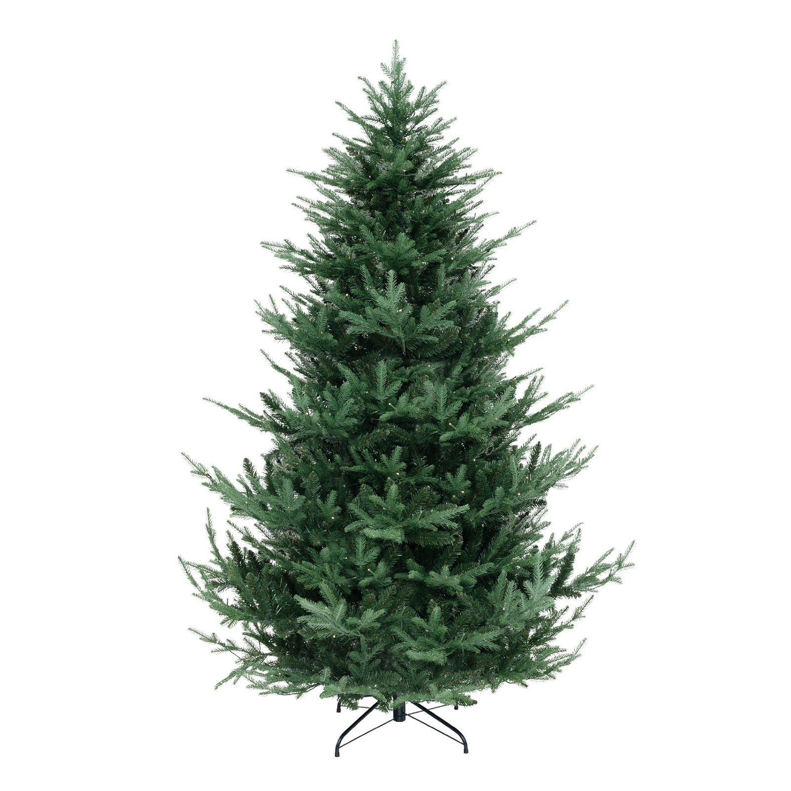 6/7/8 FT Pre-Lit Artificial Hinged Xmas Tree with 778/1480 PVC and PE Branch Tips-L, Green Christmas Tree at Gallery Canada