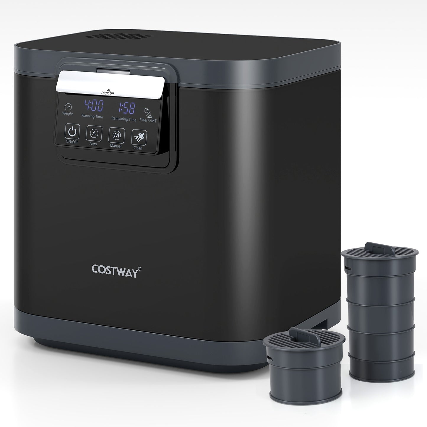 4 L Electric Composter with Lid and LED Display for Kitchen, Black Food Mixers & Blenders at Gallery Canada