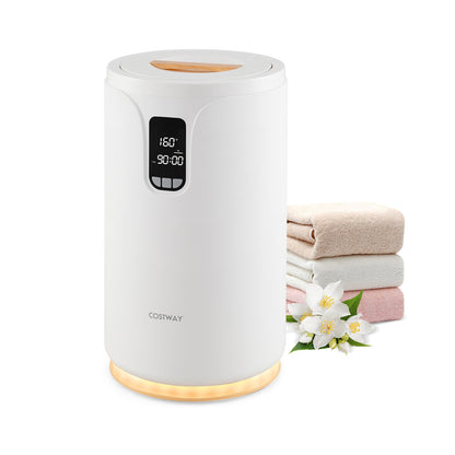 20L Towel Warmer Bucket, 30/60/90 Min Heating Time, White Dryers White at Gallery Canada