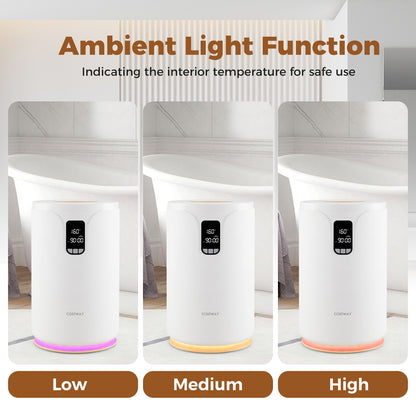 20L Hot Towel Warmer Bucket with 30/60/90 Min Heating Time, White Dryers at Gallery Canada