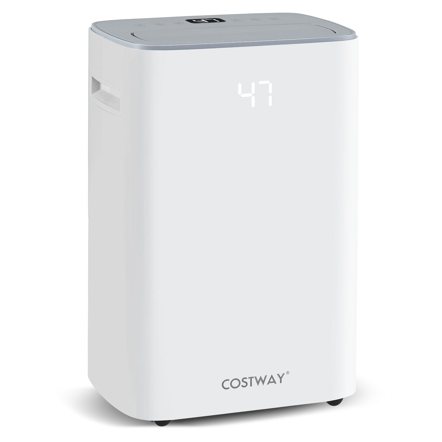 Dehumidifier with Auto Drain or Manual Drainage for Home Basement, White Dehumidifiers at Gallery Canada