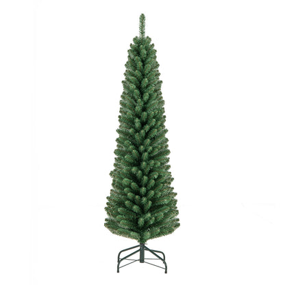 5 Feet Pencil Christmas Tree, Memory Wire Branch Tips, Metal Stand, Green Christmas Tree at Gallery Canada