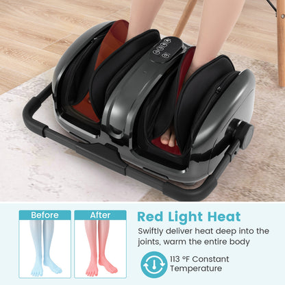 Foot and Calf Massager with Heat for Blood Circulation Pain Relief, Gray Foot Massager at Gallery Canada