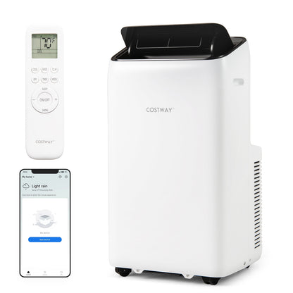 14000 BTU Inverter Portable Air Conditioner 3 in 1 Wifi Enabled AC Unit, White Portable Air Conditioners White at Gallery Canada