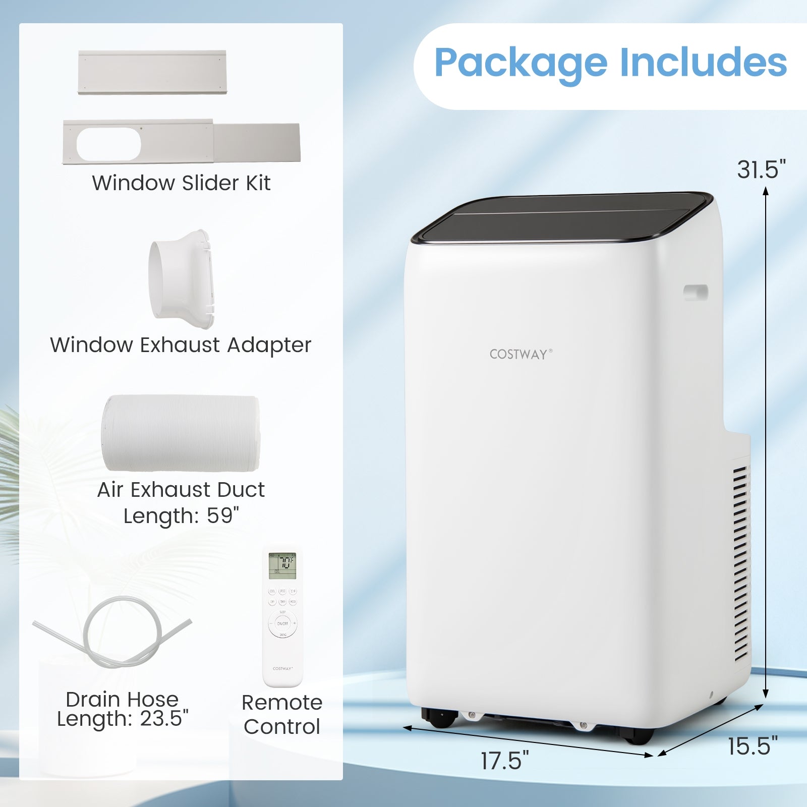 14000 BTU Inverter Portable Air Conditioner 3 in 1 Wifi Enabled AC Unit, White Portable Air Conditioners at Gallery Canada