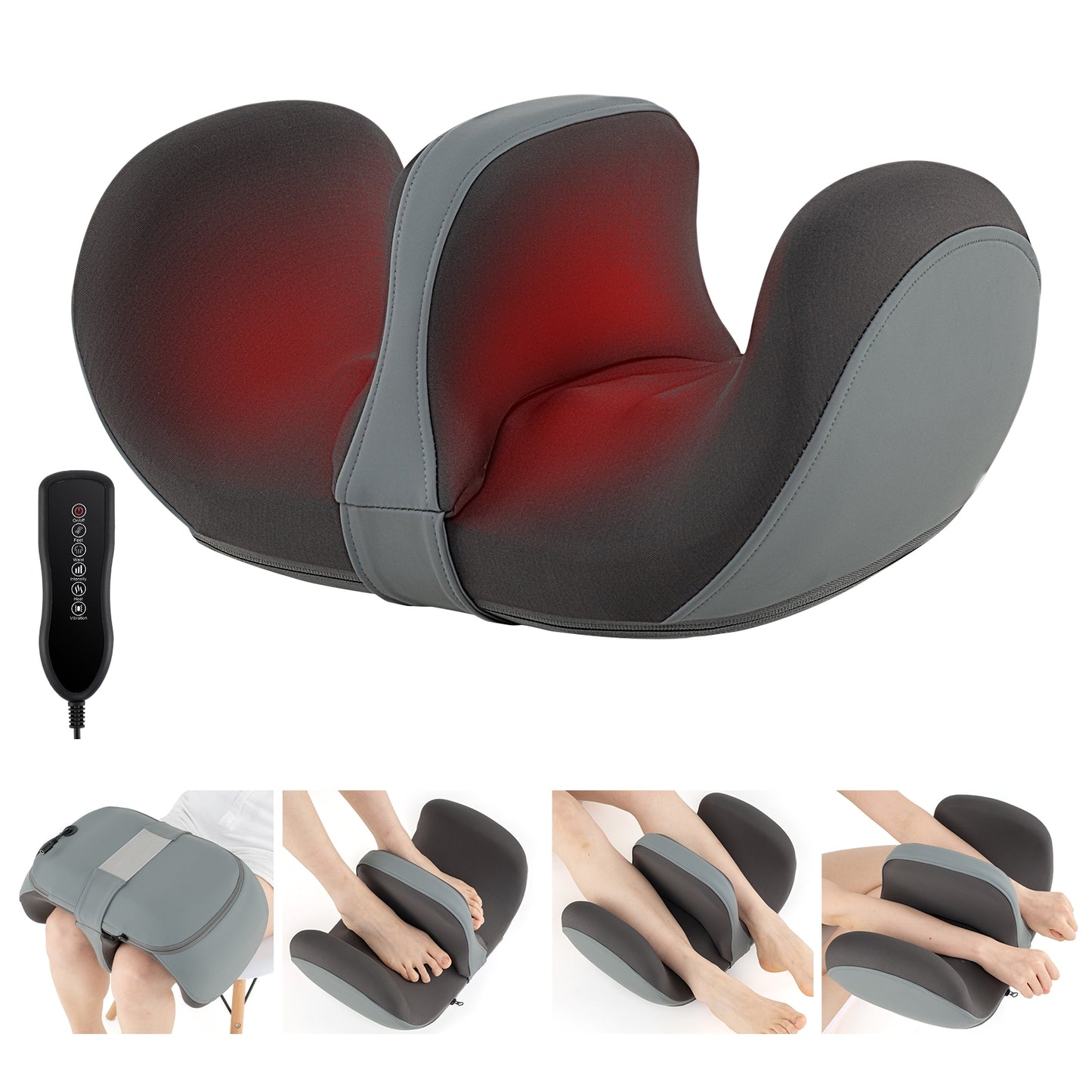 Foot and Calf Massager with Heat Gift for Women Men Mom Dad, Gray Foot Massager at Gallery Canada