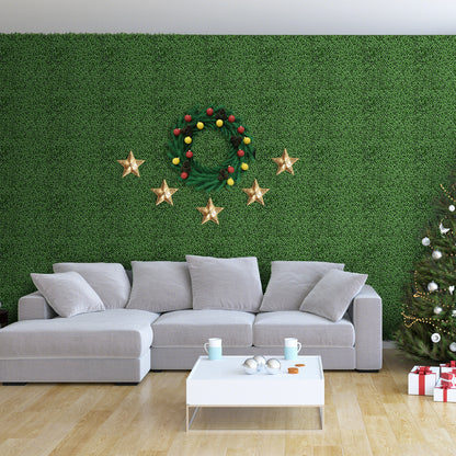 12 Pieces 20 x 20 Inch Artificial Boxwood Wall Panels with Insertable Branches, Green Decorative Fencing & Flooring at Gallery Canada
