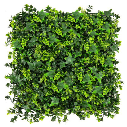 12 Pieces 20 x 20 Inch Artificial Greenery Foliage Panels, Green Decorative Fencing & Flooring Green at Gallery Canada