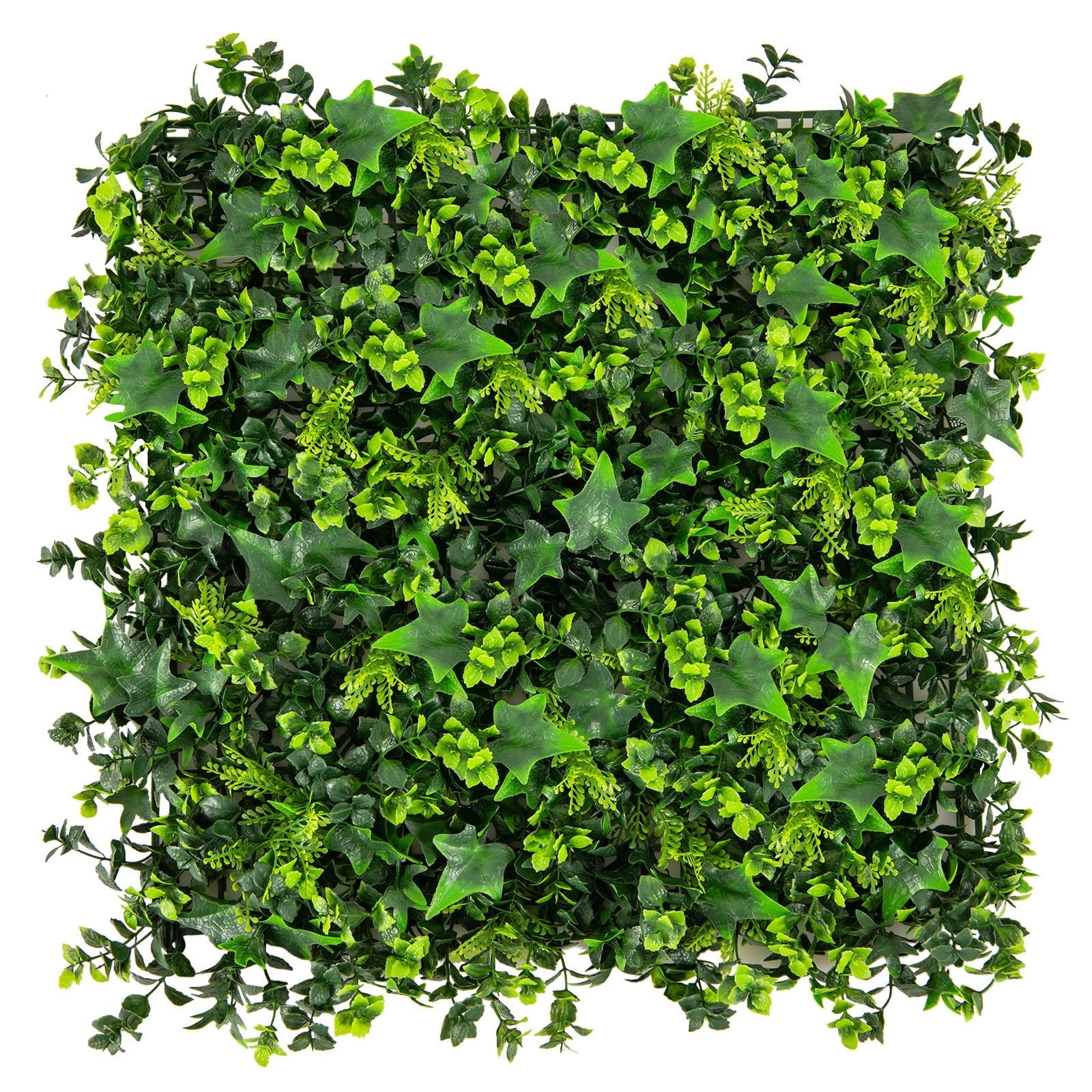 12 Pieces 20 x 20 Inch Artificial Greenery Foliage Panels, Green Decorative Fencing & Flooring Green at Gallery Canada