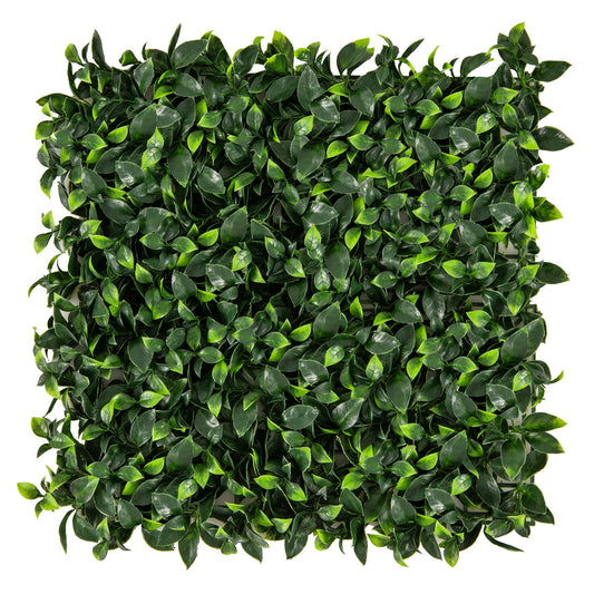 12 Artificial Gardenia Shrub Panels, 20 x 20 Inch, Green