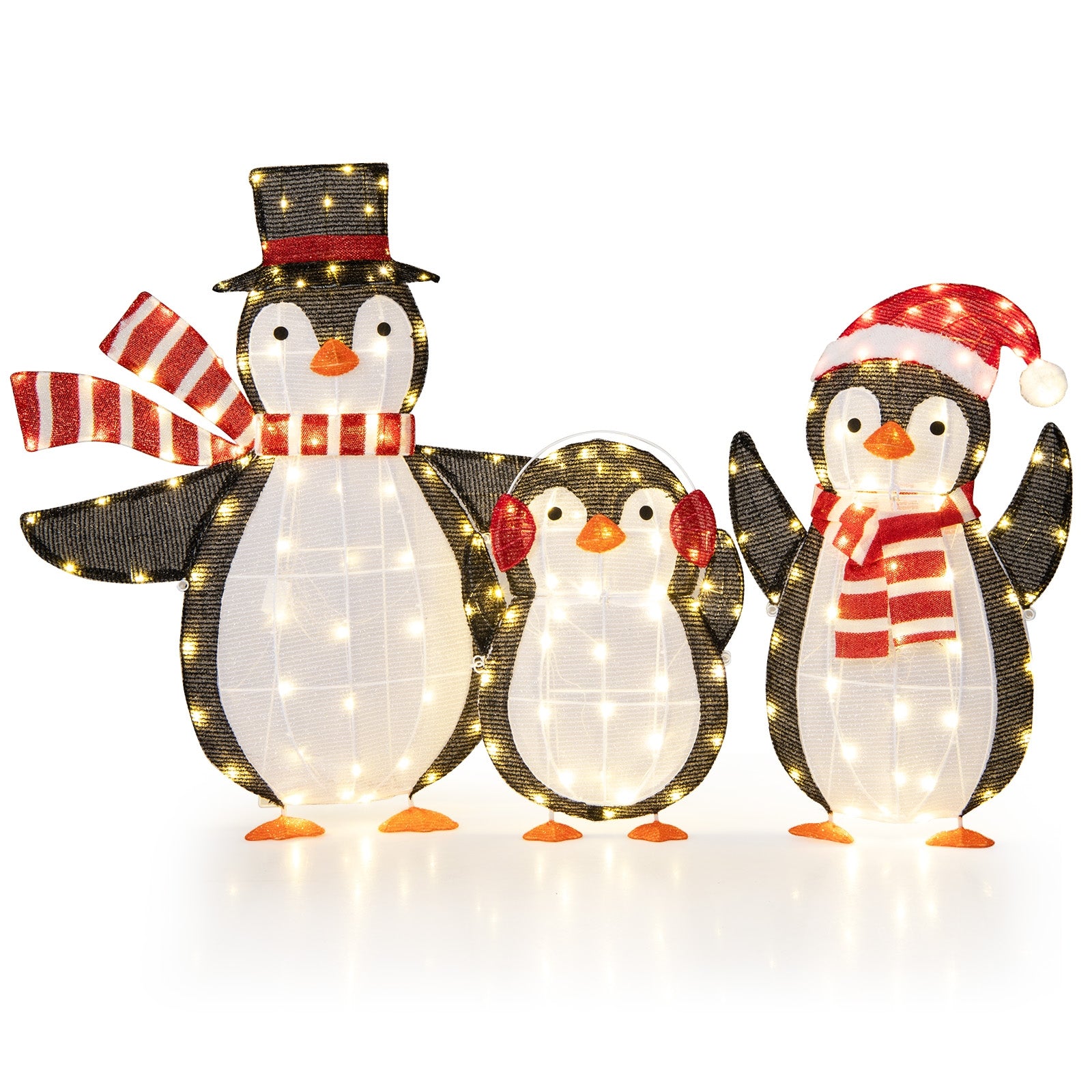 Penguin Christmas Decorations, 194 LED Lights, Zip Ties Christmas Decor & Accessories at Gallery Canada