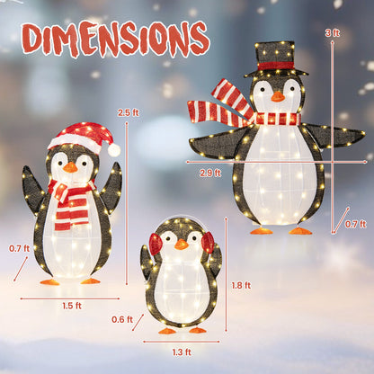 Penguin Christmas Decorations, 194 LED Lights, Zip Ties Christmas Decor & Accessories at Gallery Canada