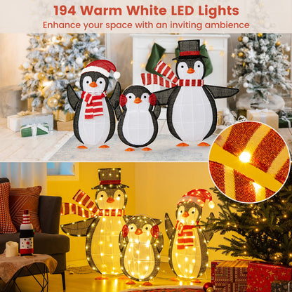 Penguin Christmas Decorations, 194 LED Lights, Zip Ties Christmas Decor & Accessories at Gallery Canada