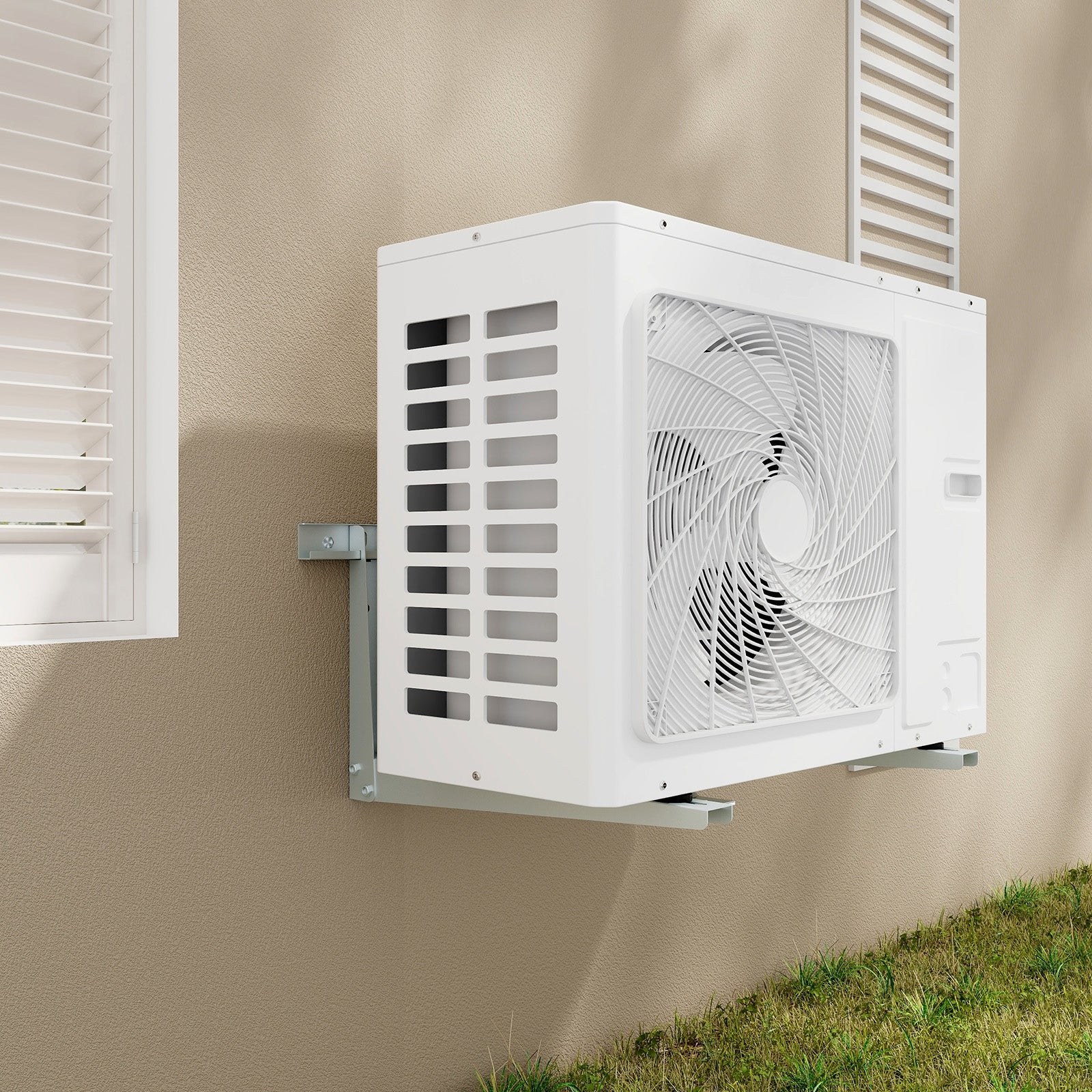 Mini Split Wall Mounting Bracket for 12000-24000 BTU Universal Ductless AC, Silver Mini Split Air Conditioners at Gallery Canada