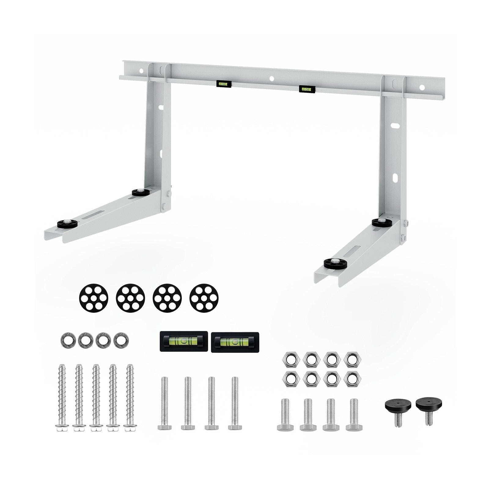 Mini Split Wall Mounting Bracket for 6000-12000 BTU Universal Ductless AC, Silver Mini Split Air Conditioners Silver at Gallery Canada