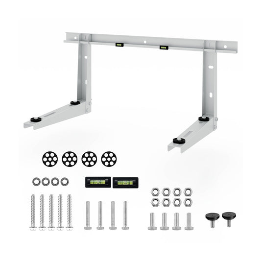 Mini Split Wall Mounting Bracket for 6000-12000 BTU Universal Ductless AC, Silver Mini Split Air Conditioners Silver at Gallery Canada