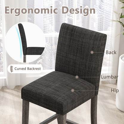 Counter Height Bar Stools, Set of 2, Gray Bar Stools at Gallery Canada