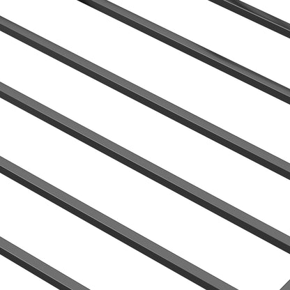 Queen Size Platform Bed with Headboard and Metal Frame-Queen Size, Black Simple Bed Frame at Gallery Canada