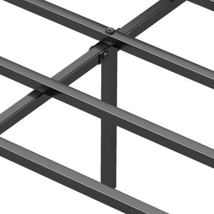 Full Size Platform Bed with Headboard and Metal Frame-Full Size, Black Simple Bed Frame at Gallery Canada
