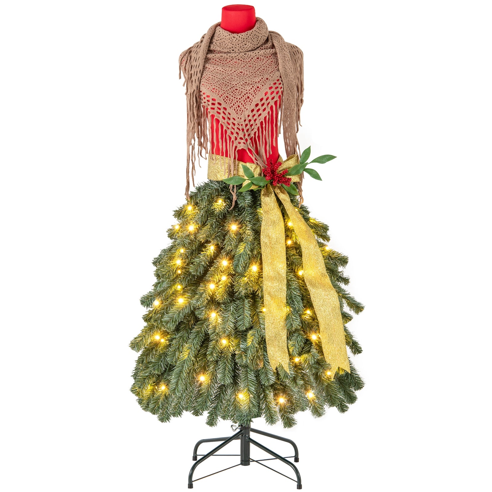 5 FT Pre-Lit Artificial Christmas Tree, Green Christmas Tree Green at Gallery Canada