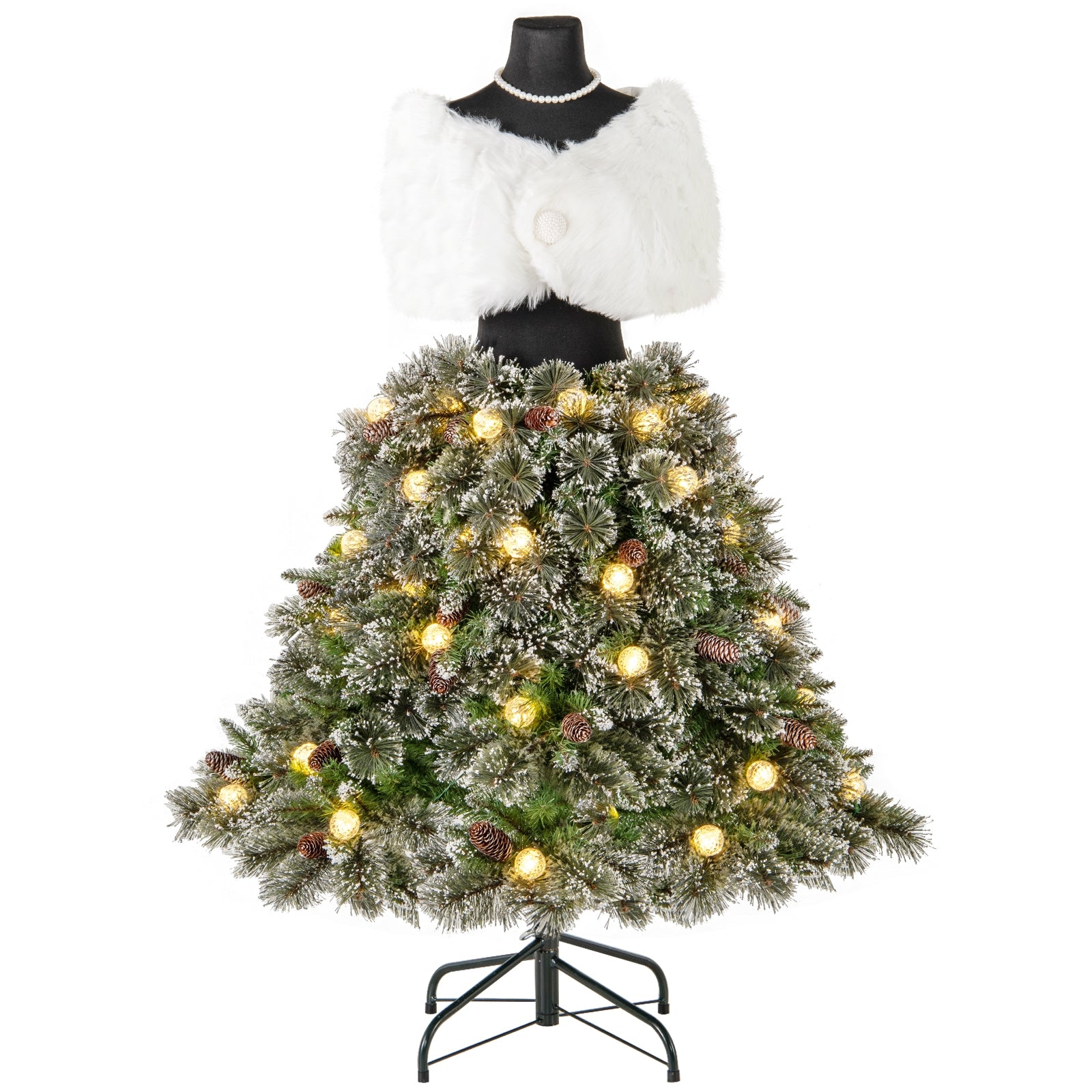 5 FT Pre-lit Artificial Christmas Tree, 465 Branch Tips, Green Christmas Tree at Gallery Canada