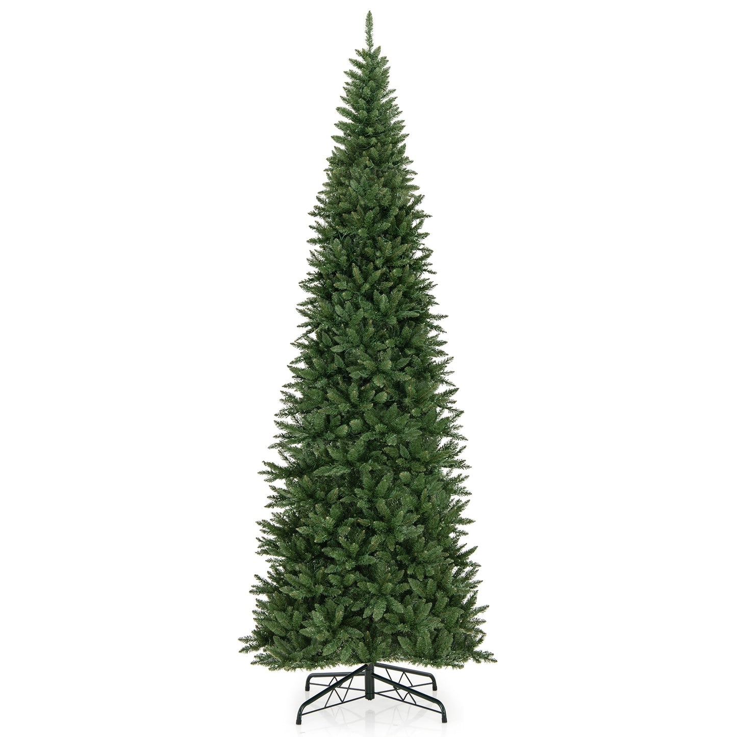 12 Ft Artificial Christmas Tree, 800 Warm White LED Lights, Green Christmas Tree Green at Gallery Canada