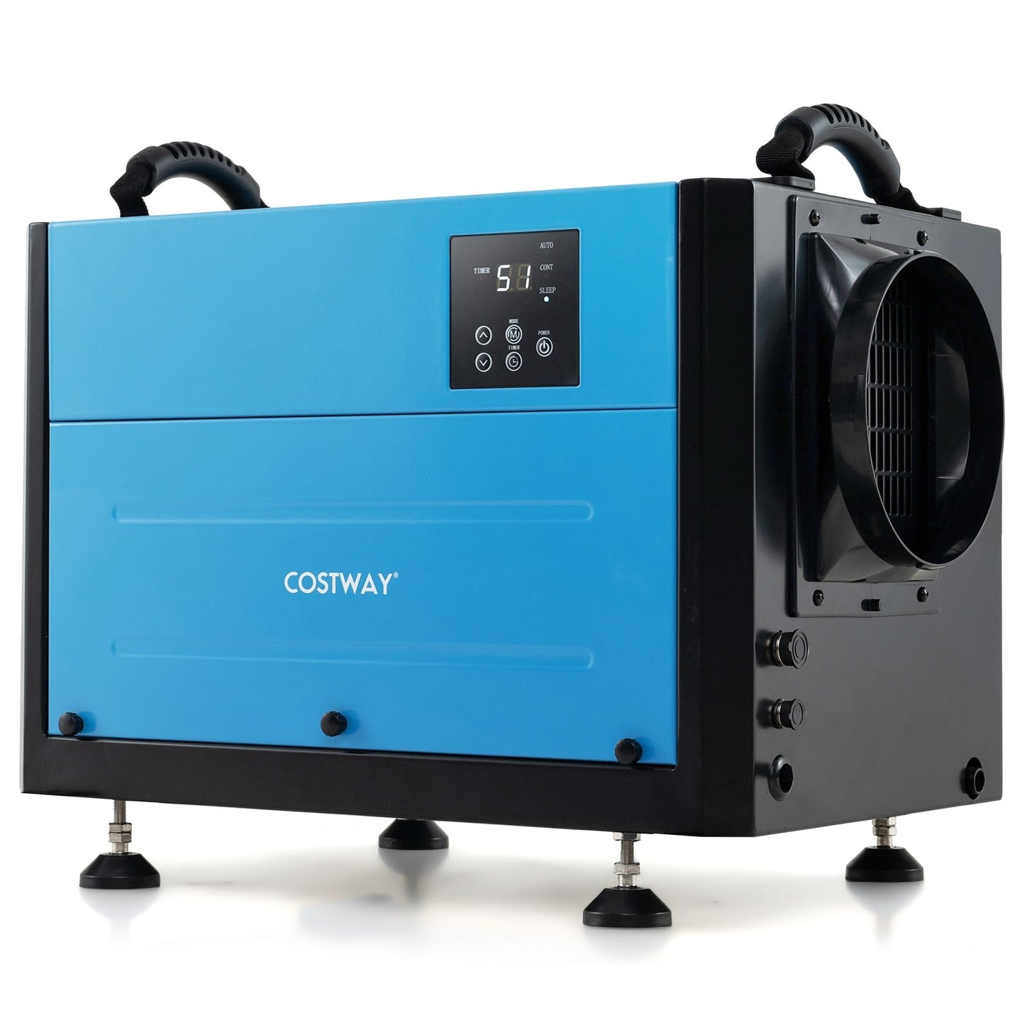 124 Pint Crawl Space Dehumidifier, 3 Modes, 24H Timer, Blue Dehumidifiers at Gallery Canada