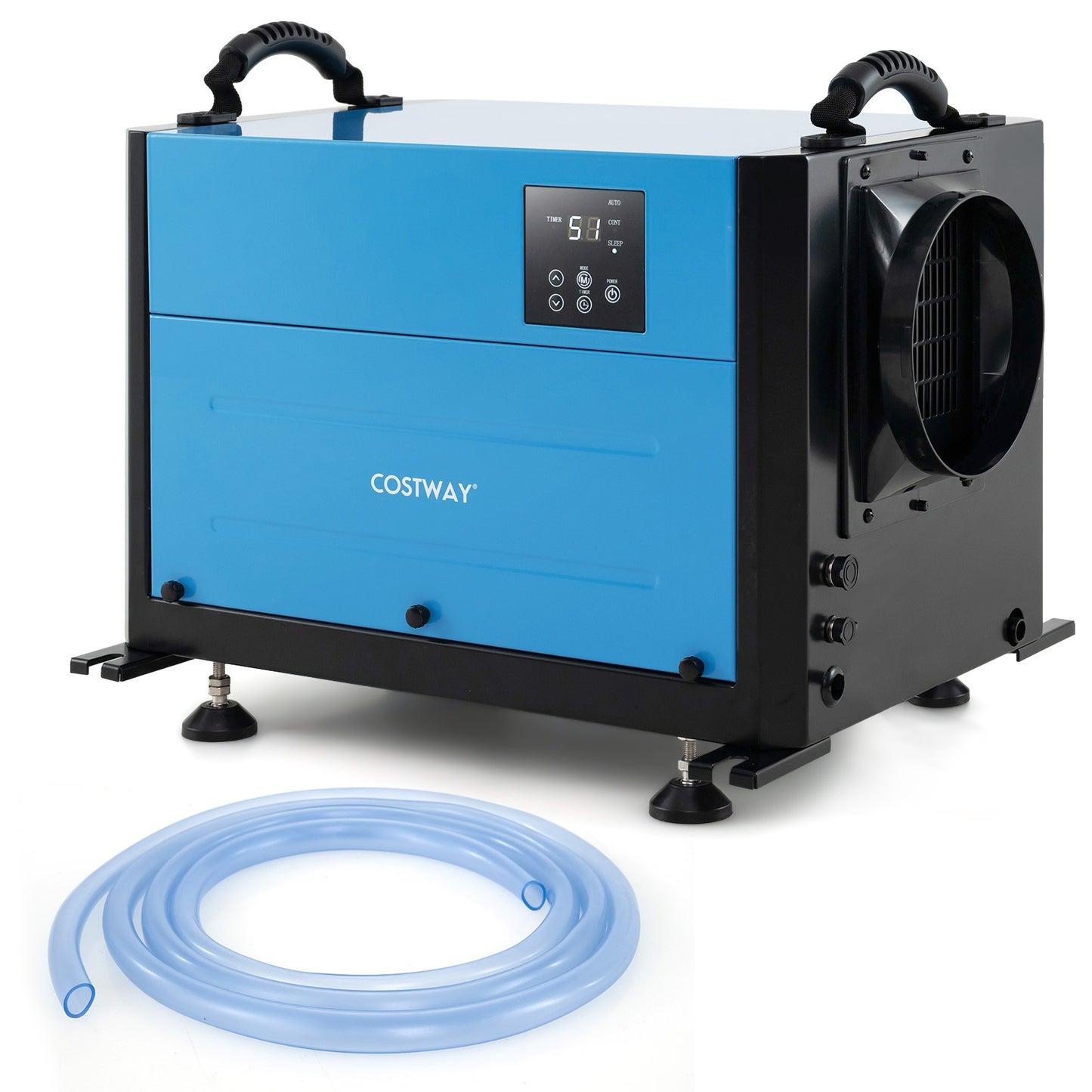 124 Pint Crawl Space Dehumidifier, 3 Modes, 24H Timer, Blue Dehumidifiers at Gallery Canada