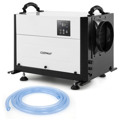 124 Pint Crawl Space Dehumidifier with 3 Modes and 24H Timer, White Dehumidifiers at Gallery Canada