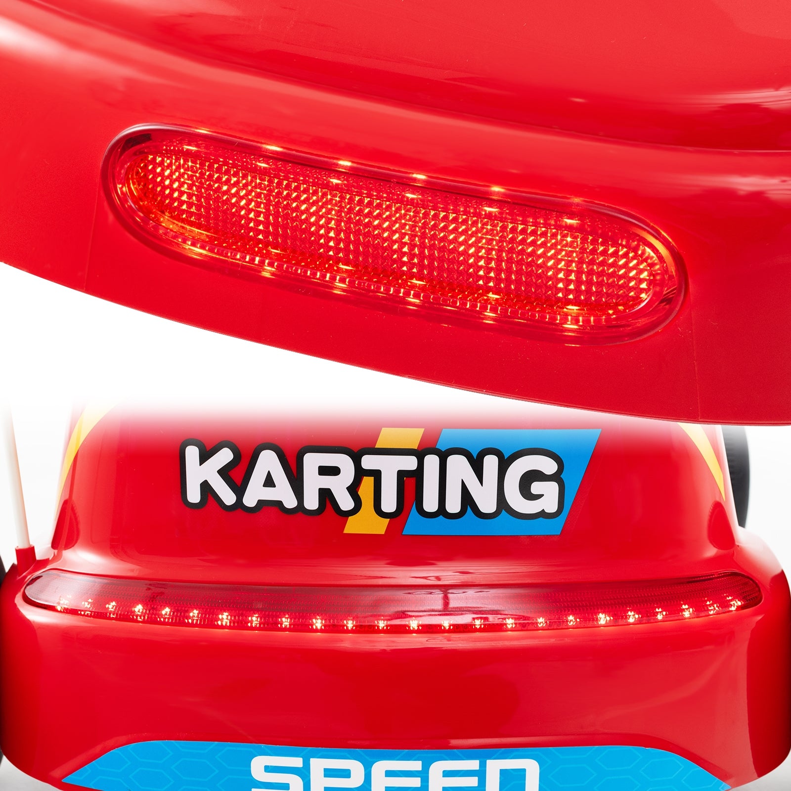 12V Electric Go Kart For Kids, With Remote Control And Music, Red Powered Ride On Toys at Gallery Canada