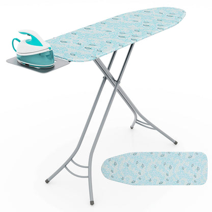 Foldable Ironing Board with Iron Rest and Adjustable Height, Turquoise Dryers at Gallery Canada