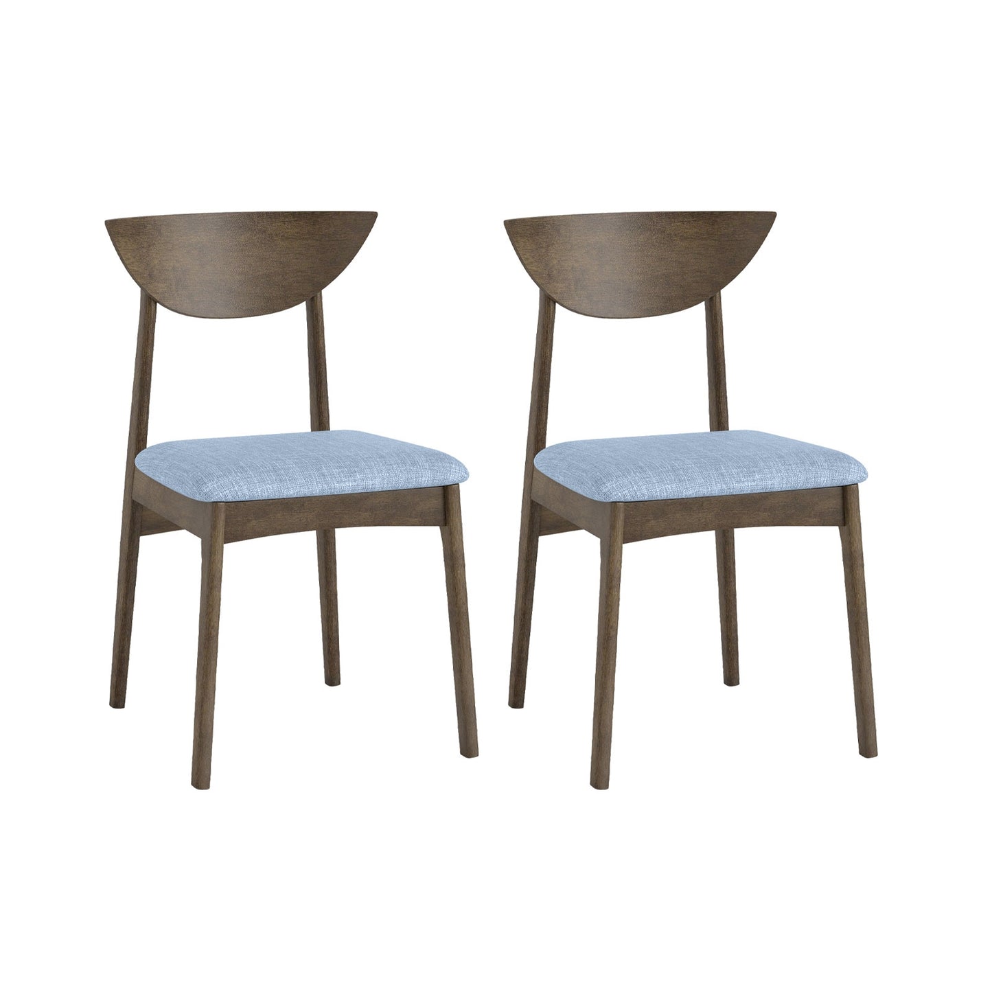 Wooden Dining Chair Set, Rubber Wood Leg, Brown Dining Chairs at Gallery Canada