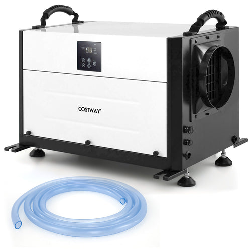 192 Pint Crawl Space Dehumidifier with 3 Modes and 24H Timer, White