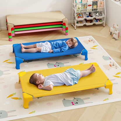 Portable Stackable Daycare Cots, 53 Inch, Multicolor Toddler Beds at Gallery Canada