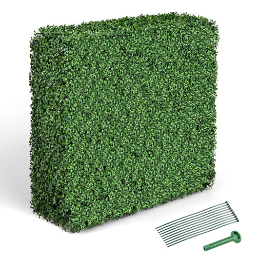 Faux Greenery Room Divider, Privacy Screen, Hedge Wall-S, Green