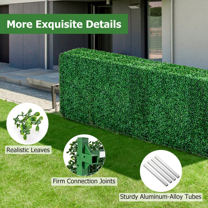 Faux Greenery Room Divider Decorative Privacy Screen Fence Hedge Wall-S, Green Decorative Fencing & Flooring at Gallery Canada