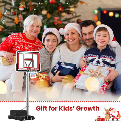 Portable Basketball Hoop Adjustable Basketball Goal System Sport Equipments at Gallery Canada